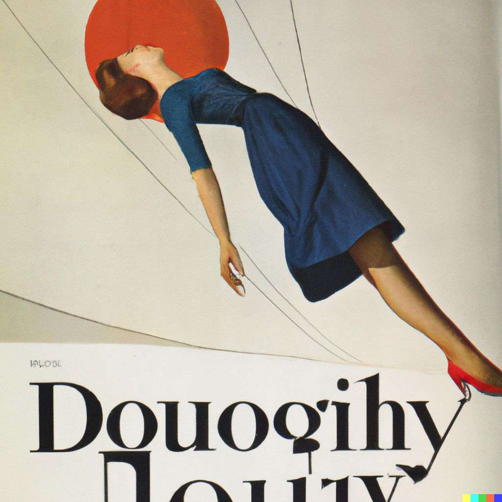 the discovery of gravity, front cover of Vogue, 1950